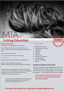 Cutting Education - 13 weeks, 1 day a week, giving you more.