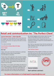 “The Perfect Client” Inc Retail and communication - In-House Training. Delivered by Ross Miller and Emil McMahon
